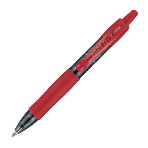 Pilot G2 Mini G2S7-RED-BC 31216, Red Gel Ink, 0.7mm Fine Point Rollerball Pen